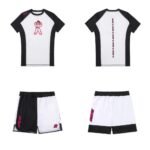 Albino and Preto Astro Boy Rashguard Set – front view