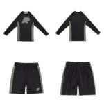 Albino and Preto Batch 87 Rashguard Set – front view