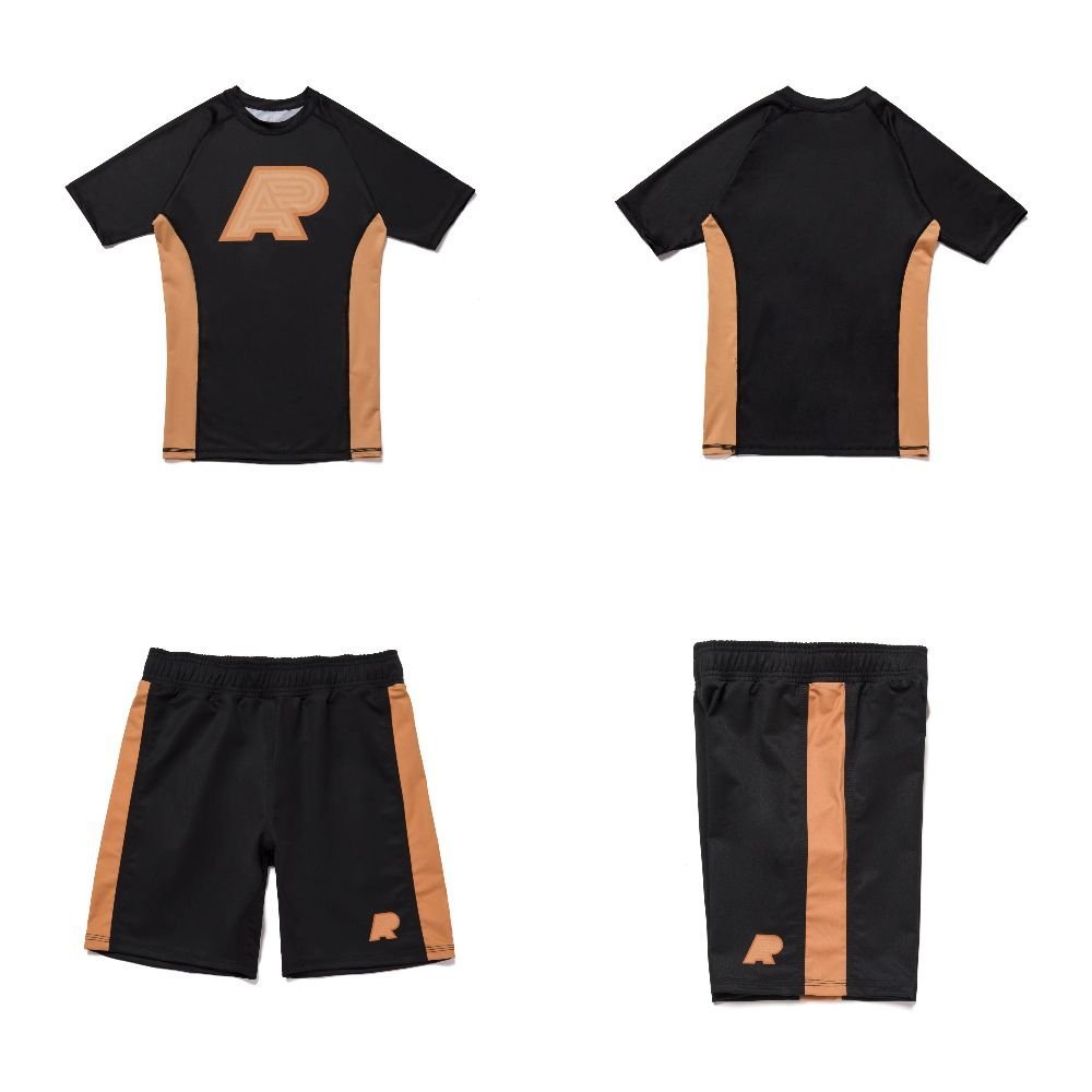 Albino and Preto Batch 94 Rashguard Set – front view