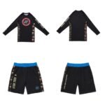 Albino and Preto Star Trek Rashguard – front view