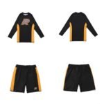 Albino and Preto YBM Rashguard Set – front view
