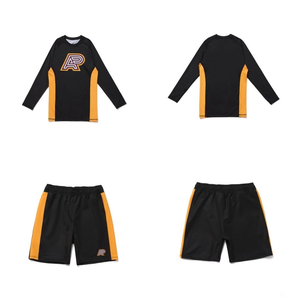 Albino and Preto YBM Rashguard Set – front view