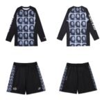 Albino and Preto Marley Rashguard Set – front view