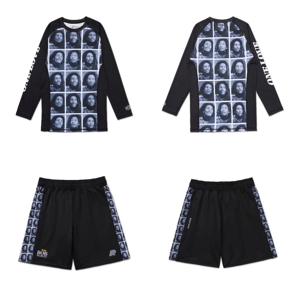 Albino and Preto Marley Rashguard Set – front view