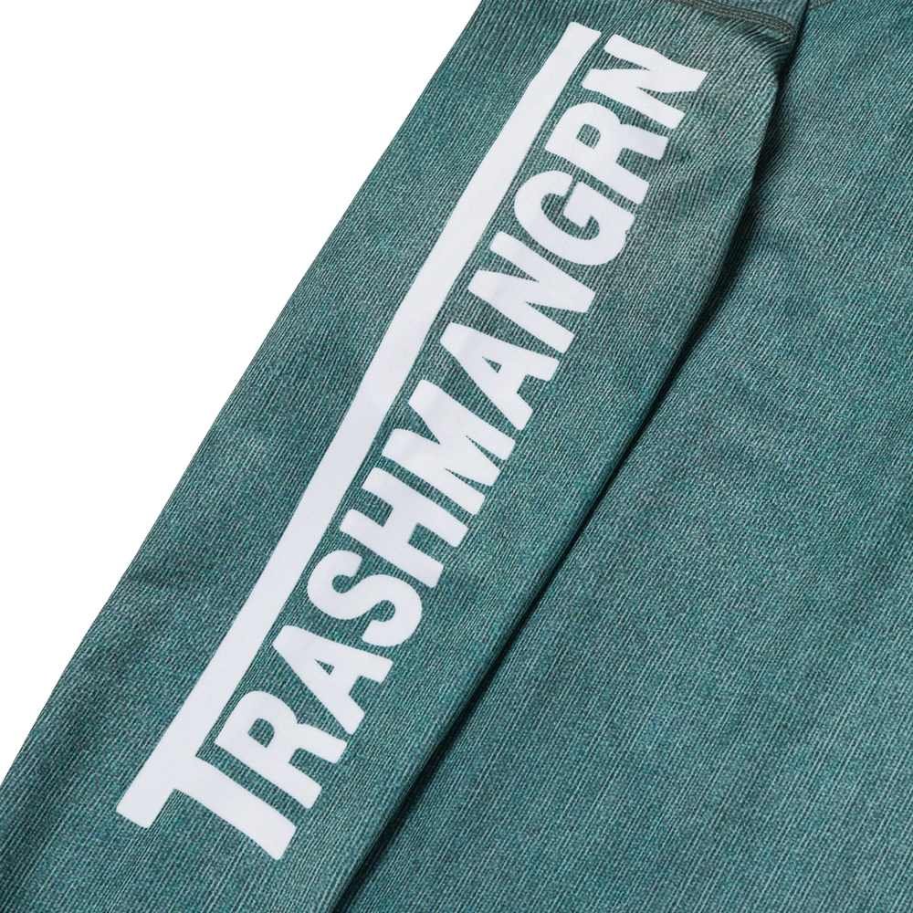 Albino and Preto Trashmangrn Rash Guard and Shorts Set – back view