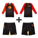 Shoyoroll Blackstar Rash Guard Set – front view