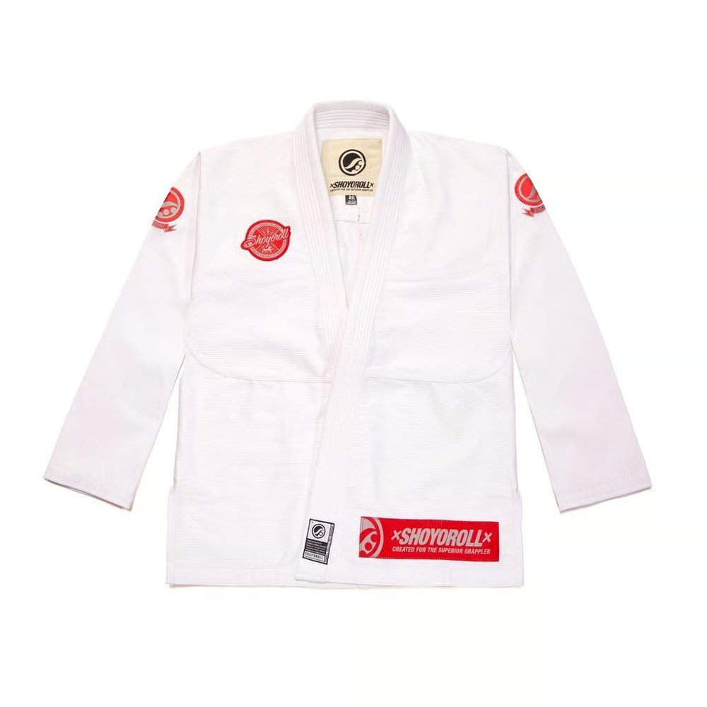 Shoyoroll 19 RedSky Blue White Gi – front view