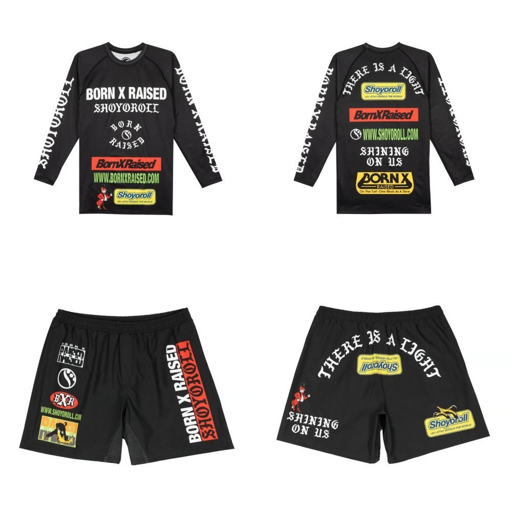 Shoyoroll Born Raised Rash Guard Set – front view