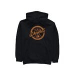 Shoyoroll Classic Logo Hoodie Black – Premium Metallic Logo Pullover (Sizes S–2XL)