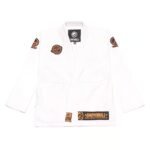 Shoyoroll Metallic Bronze White Gi – Authentic Shoyoroll BJJ Kimono