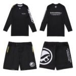 Shoyoroll Brazil V1 Black Rash Guard and Shorts Set – BJJ No-Gi Kit