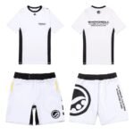 Shoyoroll Brazil V1 White Rash Guard and Shorts Set – BJJ No-Gi Kit