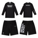 Shoyoroll Broken Bones Rash Guard and Shorts Set – BJJ No-Gi Kit (Sizes XS–2XL)