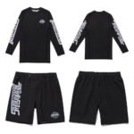 Shoyoroll Carbon Rash Guard and Shorts Set – BJJ No-Gi Kit (Sizes XS–2XL)