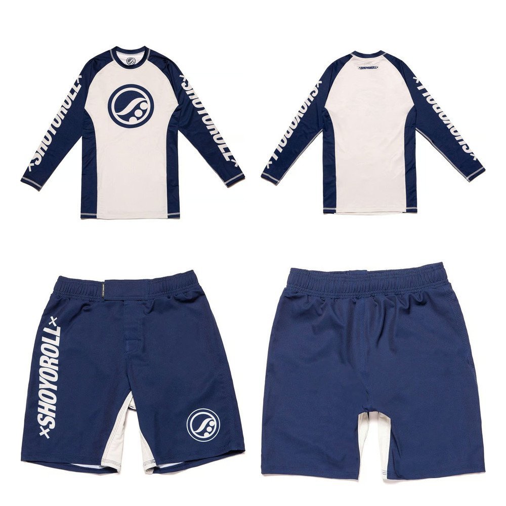shoyoroll-rash-guard-set-cs20-3-set-main-1.jpg Shoyoroll CS20.3 Rash Guard and Shorts Set – BJJ No-Gi Kit - Image 1
