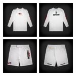 Shoyoroll x Defcon White Rash Guard and Shorts Set – BJJ No-Gi Kit (Sizes S–2XL)
