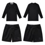 Shoyoroll Geometric Rash Guard and Shorts Set – BJJ No-Gi Kit Batch #132