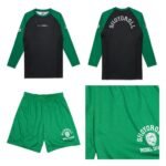 Shoyoroll Heritage Green Rash Guard and Shorts Set – BJJ No-Gi Kit (Sizes S–2XL)