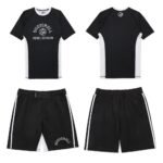 Shoyoroll Heritage SS Black Rash Guard and Shorts Set – BJJ No-Gi Kit (Sizes XS–2XL)