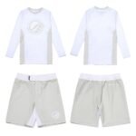 Shoyoroll Monochrome White Rash Guard and Shorts Set – BJJ No-Gi Kit Batch #122
