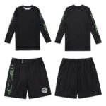 Shoyoroll Retro Camo Rash Guard and Shorts Set – BJJ No-Gi Kit (Sizes XS–2XL)