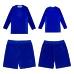 Shoyoroll Tradition 22 Blue Rash Guard and Shorts Set – BJJ No-Gi Kit Batch #130