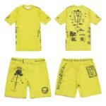 Shoyoroll Vital Principles Yellow Rash Guard and Shorts Set – BJJ No-Gi Kit Batch #112