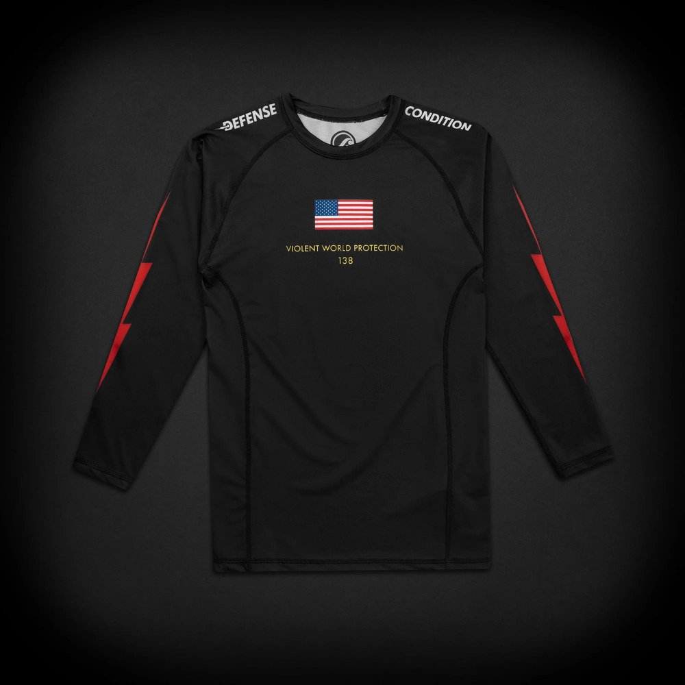 Shoyoroll Rash Guard Set Defcon Black