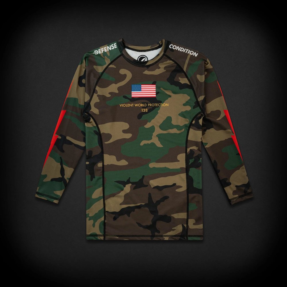 Shoyoroll Rash Guard Set Defcon Camo